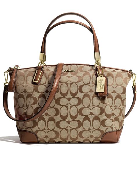 coach fabric handbags and accessories.